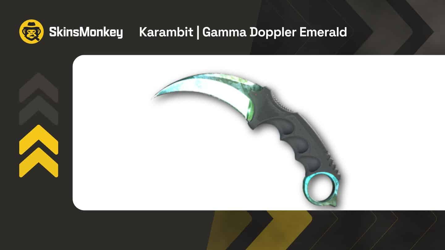 skinsmonkey karambit gamma doppler emerald