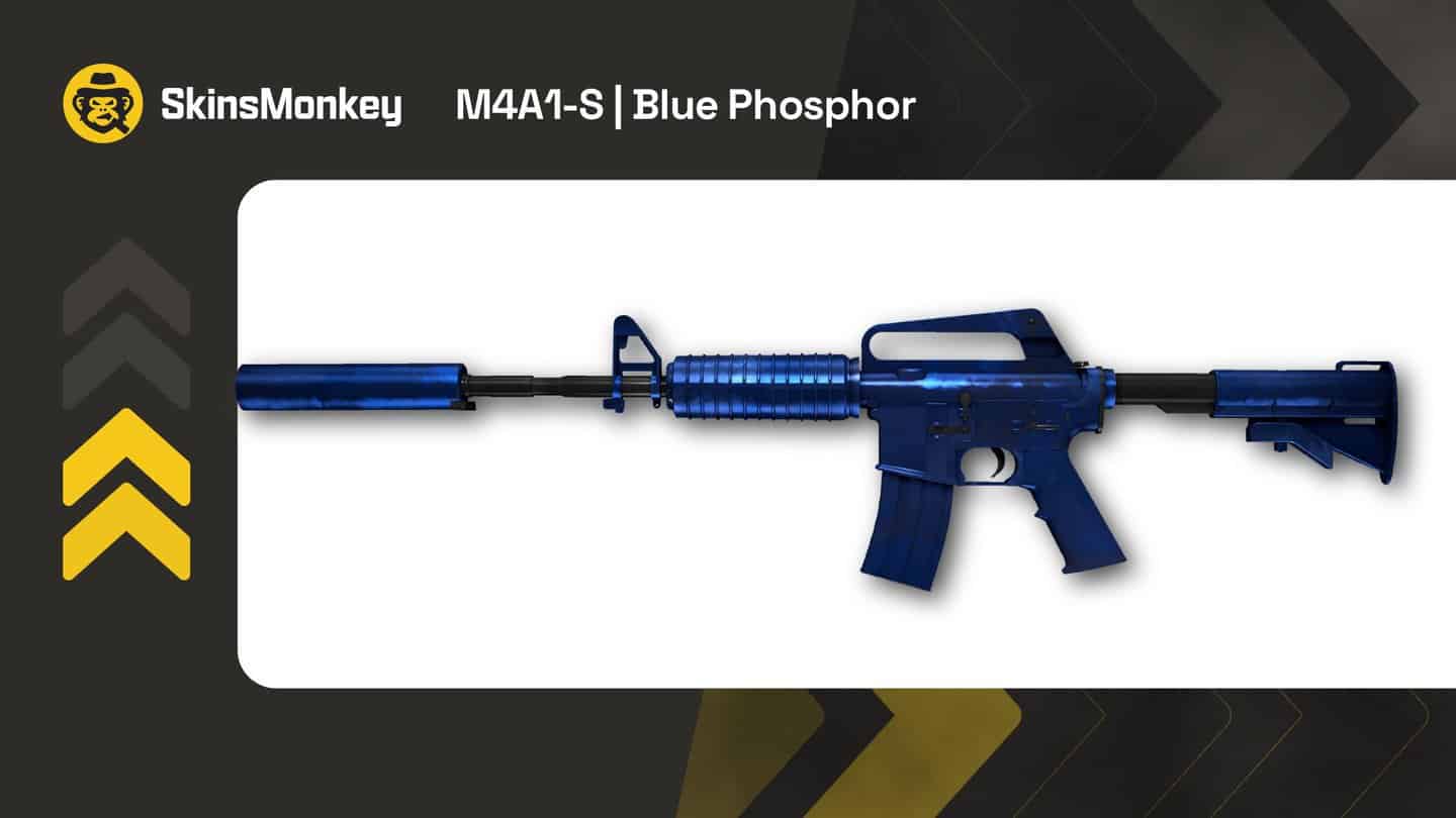 skinsmonkey m4a1 s blue phosphor