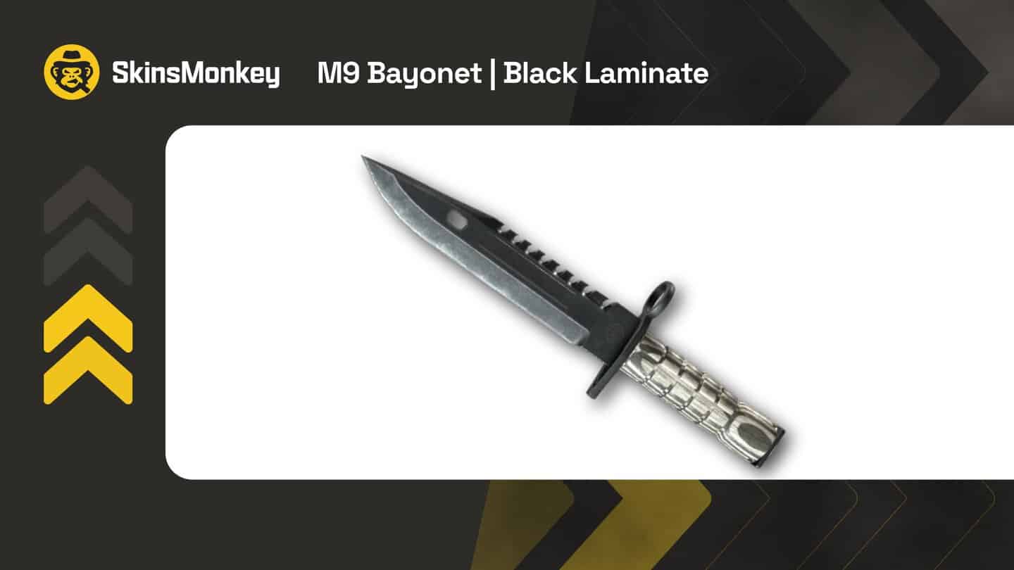 skinsmonkey m9 bayonet black laminate