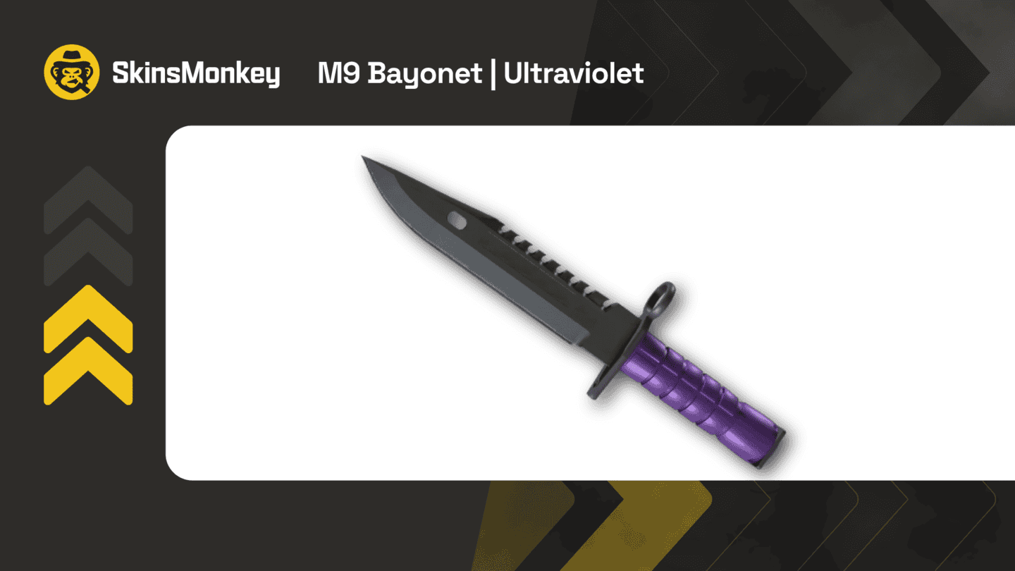 skinsmonkey m9 bayonet ultraviolet