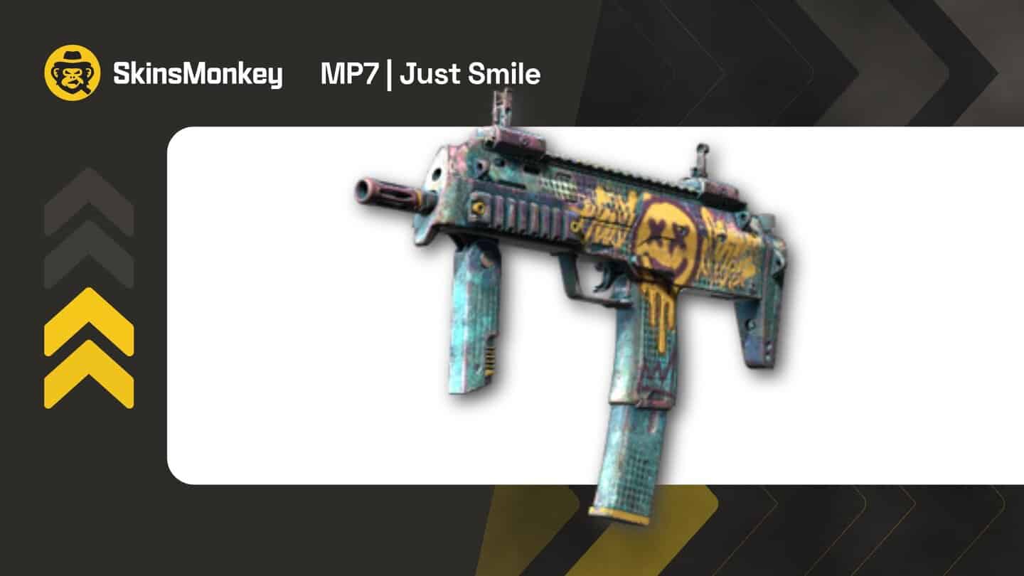 skinsmonkey mp7 just smile