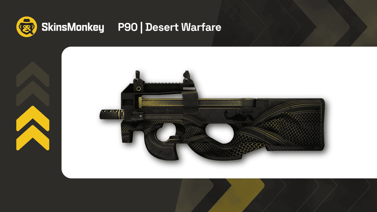 skinsmonkey p90 desert warfare