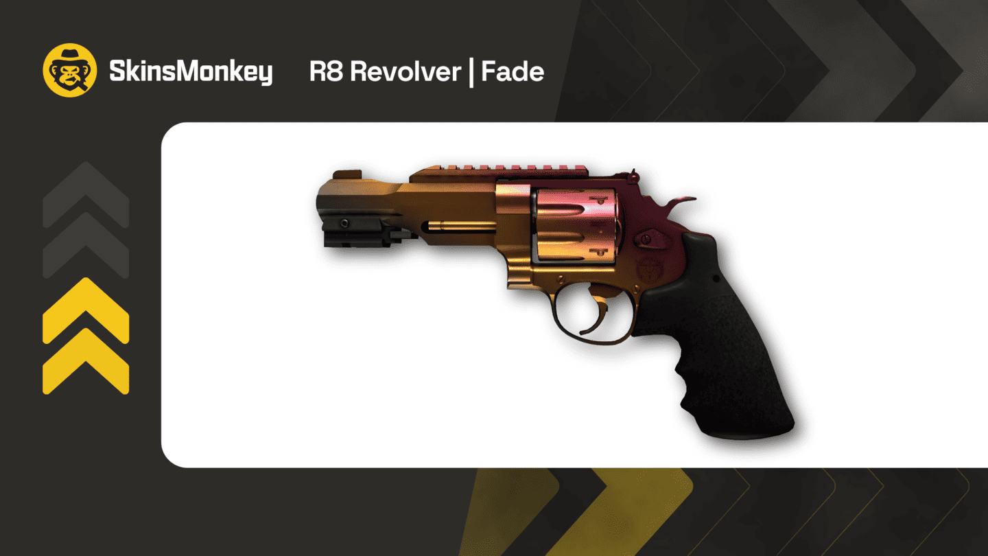 skinsmonkey r8 revolver fade