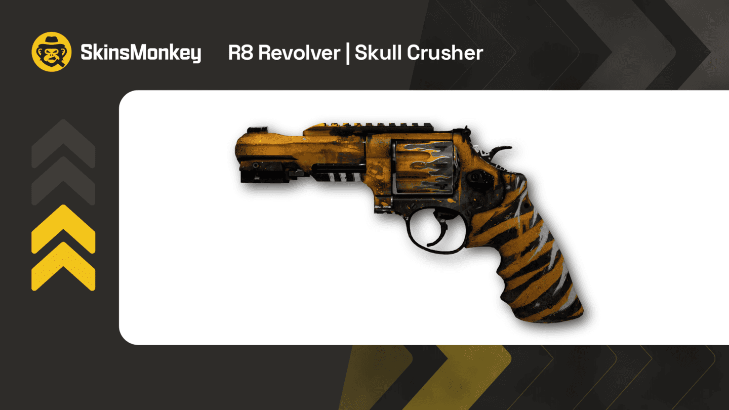 skinsmonkey r8 revolver skull crusher