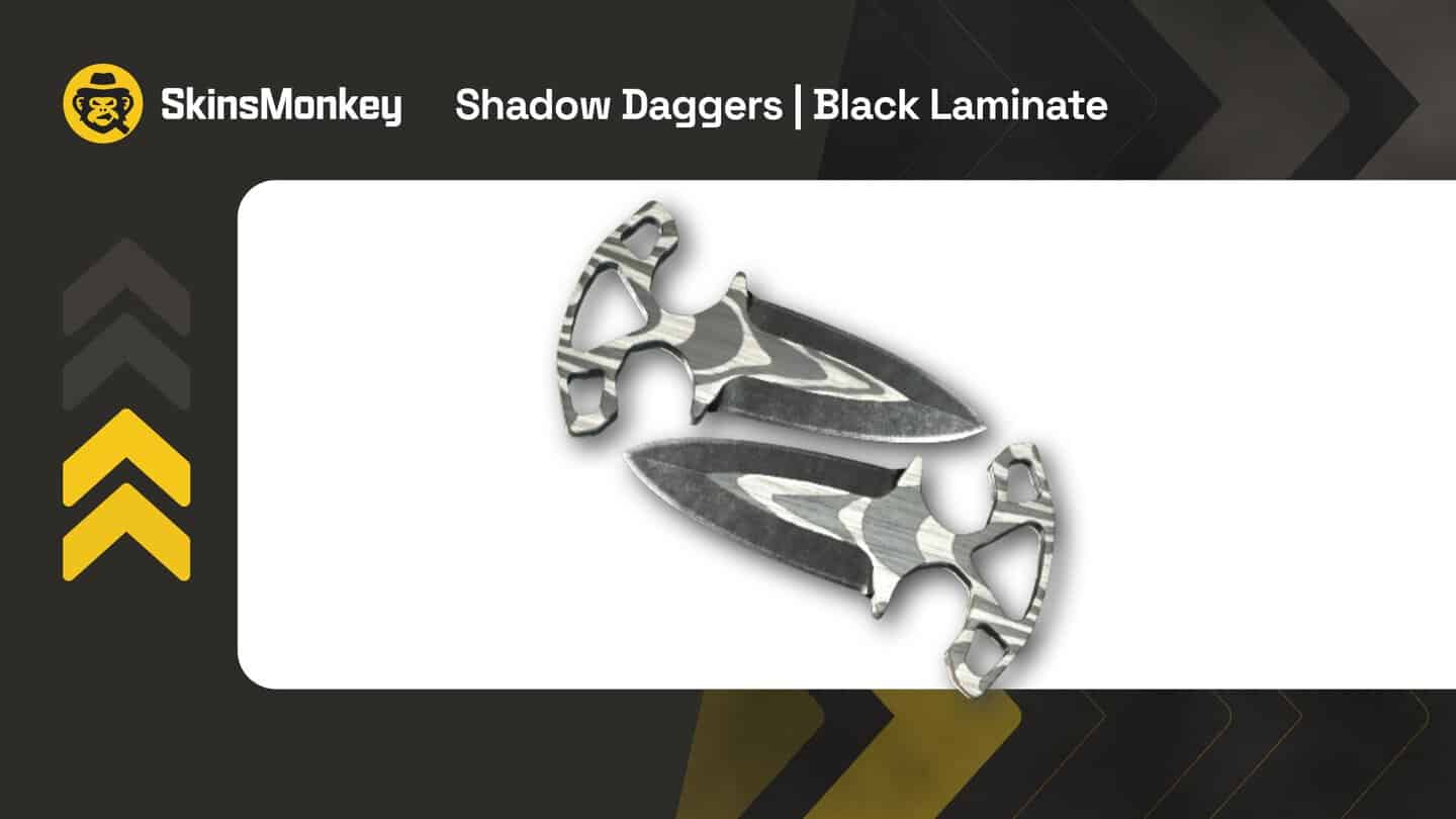 skinsmonkey shadow daggers black laminate