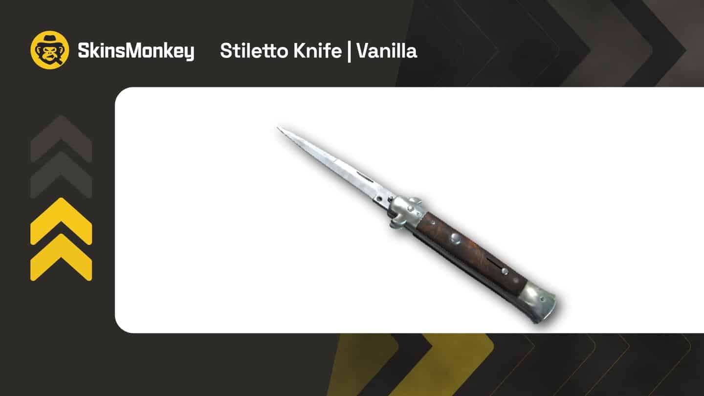 skinsmonkey stiletto knife vanilla