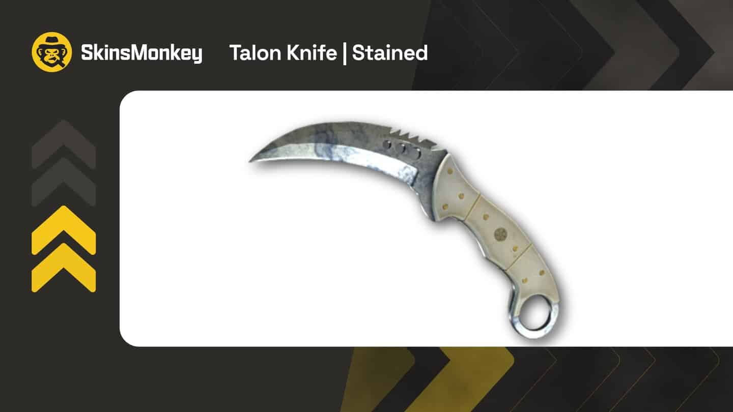 skinsmonkey talon knife stained