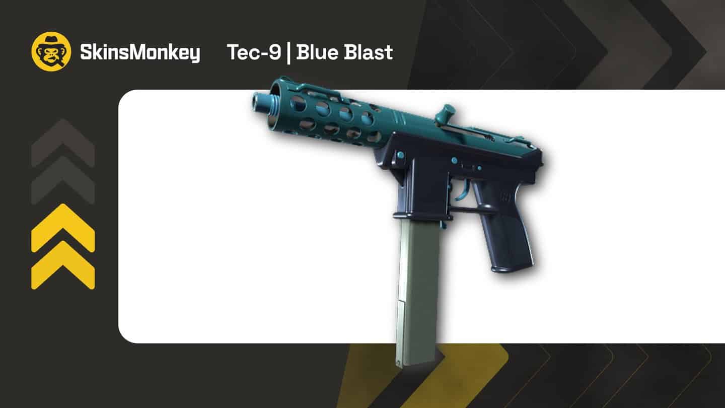skinsmonkey tec 9 blue blast