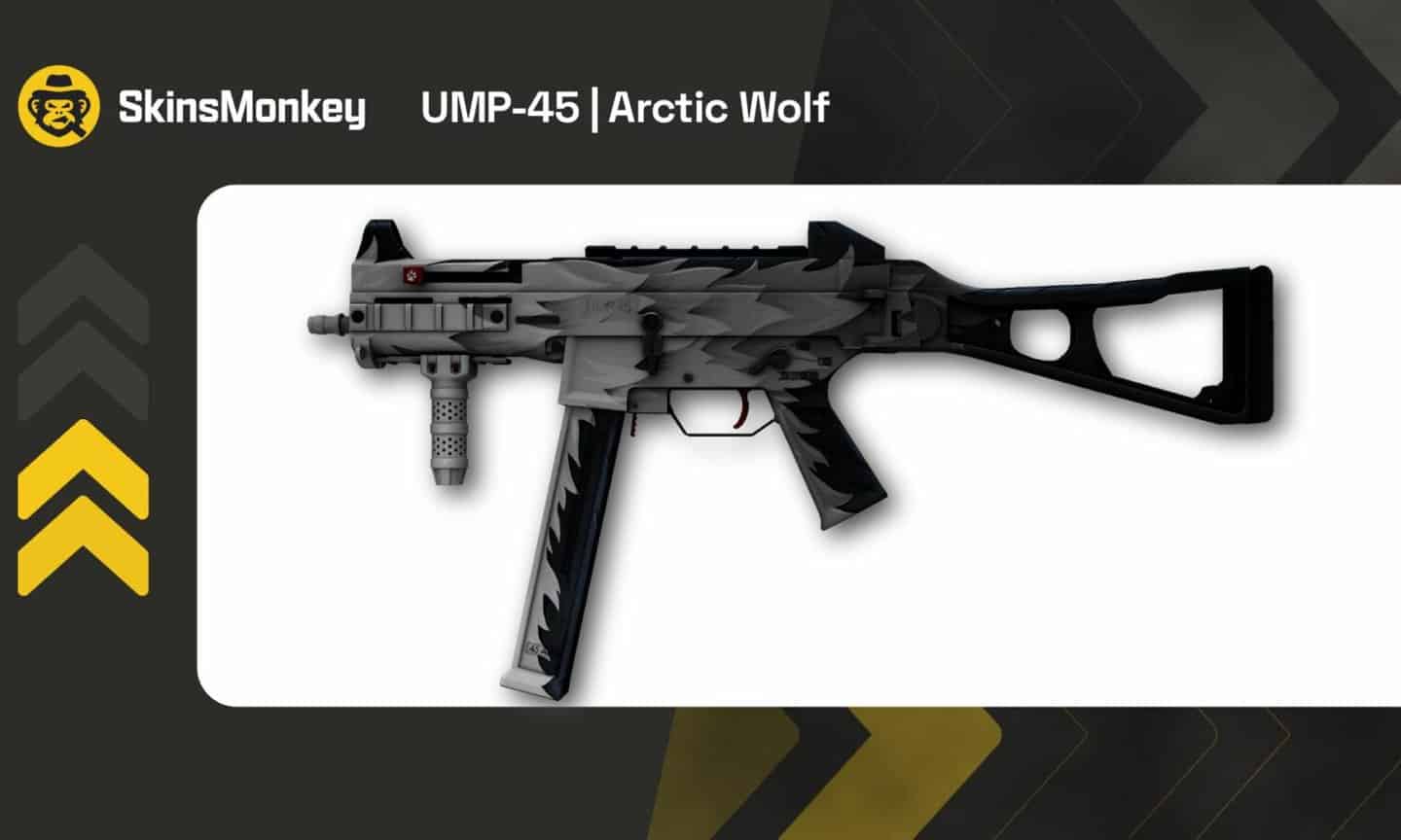 skinsmonkey ump 45 arctic wolf