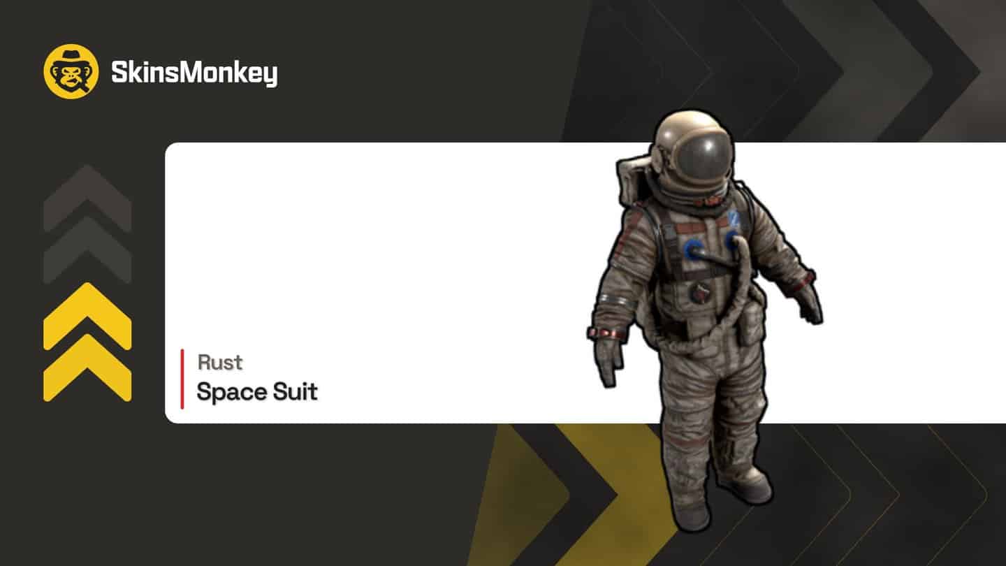 space suit in rust