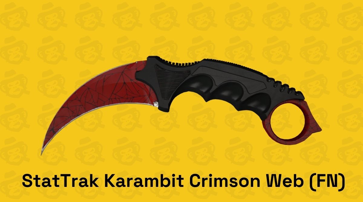 stattrak karambit crimson web factory new skin