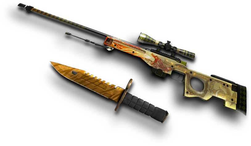 awp dragon lore and bayonet