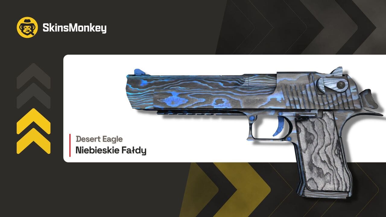 desert eagle niebieskie faldy