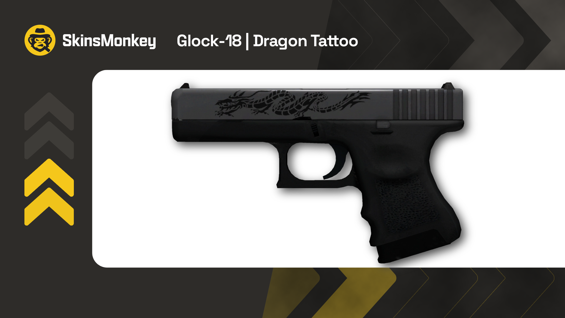 skinsmonkey glock 18 dragon tattoo 1