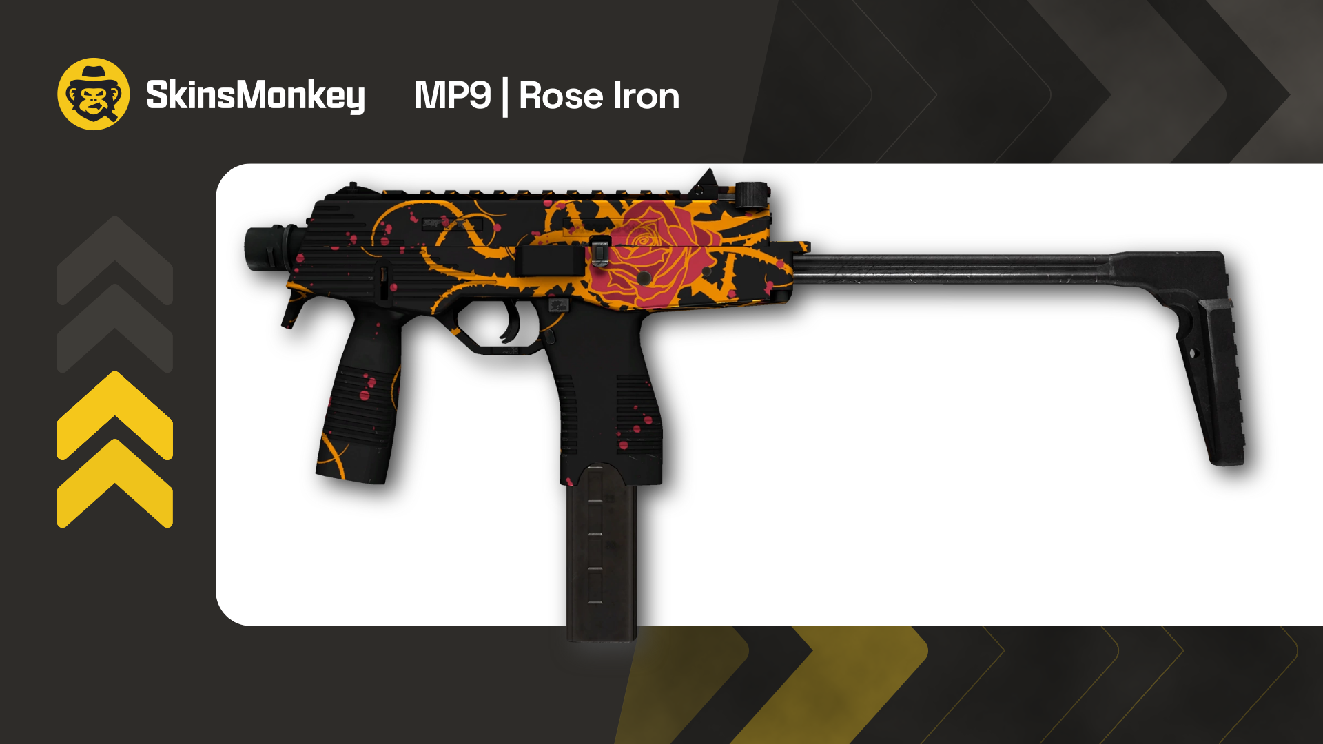 skinsmonkey mp9 rose iron